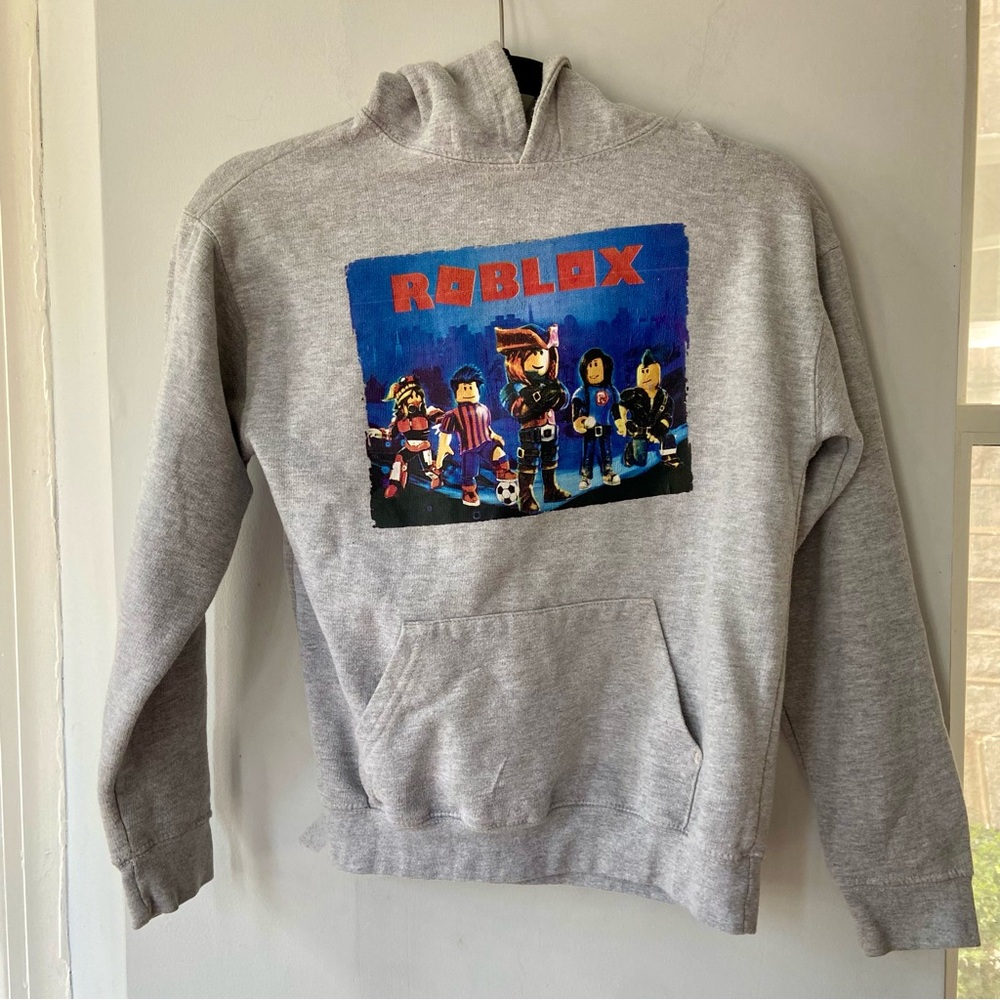 SAAD Collection Gray Roblox Hoodie